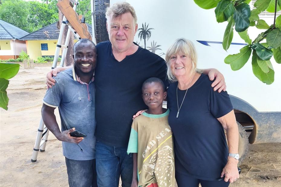 Wir mit Mohamed und seinem Onkel